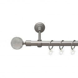 Люміера Однорядний Відкритий Гладка труба Кільце металеве Сатин 