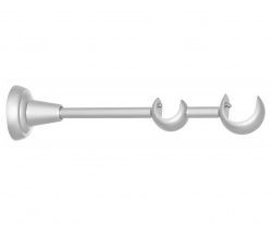 Тримач Orvit ВІДКРИТИЙ дворядний до стіни 25\19 мм САТИН