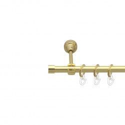 Заглушка Однорядний Відкритий Гладка труба Кільце металеве Золото 