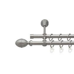 Фарже Дворядний Відкритий Гладка труба Кільце металеве Нержавіюча сталь 