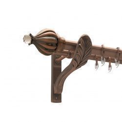 Таджа-кристал Дворядний Ретро Гладка труба Кільце фасонне металеве  Мідь 