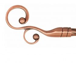 Закінчення для карнизу Orvit ФЛОРЕС 16 мм МІДЬ 