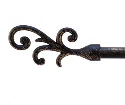 Закінчення для карнизу Orvit ФАЛА 16 мм ЧОРНЕ ЗОЛОТО 