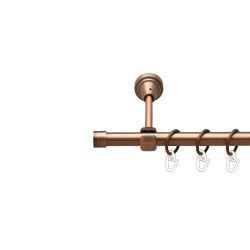 Заглушка Однорядний Відкритий Гладка труба Кільце металеве Мідь 