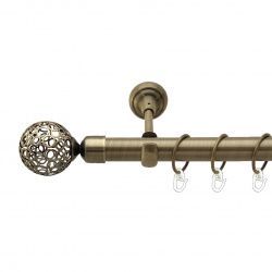 Савона Однорядний Відкритий Гладка труба Кільце металеве Антик 