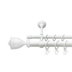 Афіна Дворядний Відкритий Гладка труба Кільце металеве Арктіс 