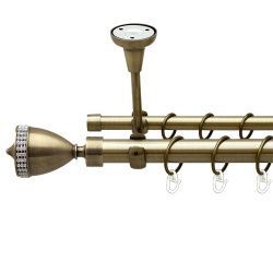 Етернія Дворядний Відкритий до стелі Гладка труба Кільце металеве Антик 