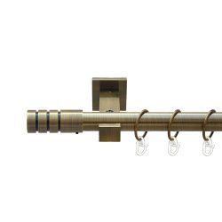 Модуло Однорядний Техно Гладка труба Кільце металеве Антик 