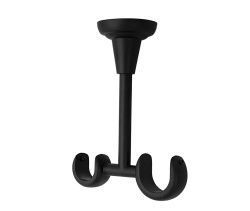 Тримач Orvit ВІДКРИТИЙ дворядний до СТЕЛІ 25\19 мм ЧОРНИЙ ОКСАМИТ