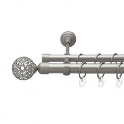 Савона Дворядний Відкритий Гладка труба Кільце металеве Сатин 