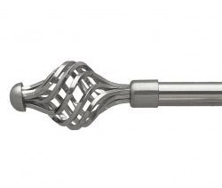 Закінчення для карнизу Orvit АРЕЗО 19 мм НЕРЖАВІЮЧА СТАЛЬ 