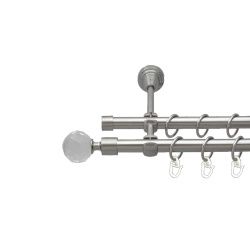 Люміера Дворядний Відкритий Гладка труба Кільце металеве Нержавіюча сталь 