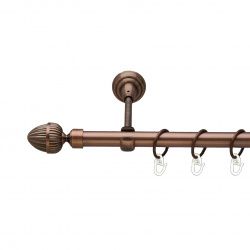 Одеон Однорядний Відкритий Гладка труба Кільце металеве Мідь 