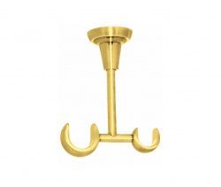 Тримач Orvit ВІДКРИТИЙ дворядний до СТЕЛІ 25\19 мм ЗОЛОТО