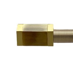 Закінчення для карнизу Orvit КВАДРО 25 мм АНТИК - ЗОЛОТО МАТОВЕ 