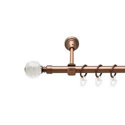 Люміера Однорядний Відкритий Гладка труба Кільце металеве Мідь 