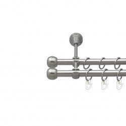 Куля болонь Дворядний Відкритий Гладка труба Кільце металеве Нержавіюча сталь 