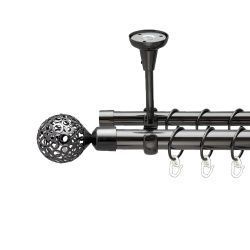 Савона Дворядний Відкритий до стелі Гладка труба Кільце металеве Онікс 