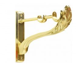 Тримач Orvit РЕТРО дворядний до стіни 25\19 мм ЗОЛОТО