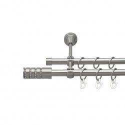 Барамелла Дворядний Відкритий Гладка труба Кільце металеве Нержавіюча сталь 