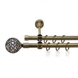 Савона Дворядний Відкритий Гладка труба Кільце металеве Антик 