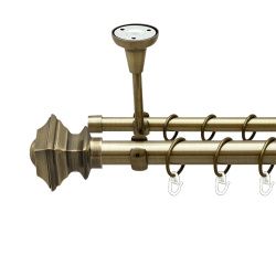 Борджеза Дворядний Відкритий до стелі Гладка труба Кільце металеве Антик 