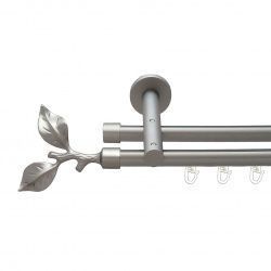 Листок троянди Дворядний Реверсивний Профільна труба  Сатин 