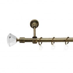 Спектралія Однорядний Відкритий Гладка труба Кільце металеве Антик 