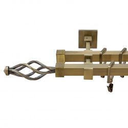 Коссел ( ажур ) Дворядний Бруклін Гладка труба Кільце тихохідне квадро з жабкою Антик 