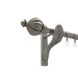 Таджа Однорядний Ретро Гладка труба Кільце металеве Сатин 