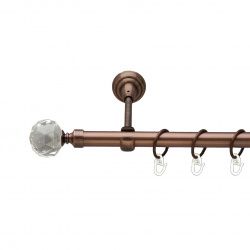 Люміера Однорядний Відкритий Гладка труба Кільце металеве Мідь 