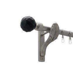 Люміера неро Однорядний Ретро Гладка труба Кільце металеве Сатин 