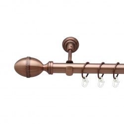 Фарже Однорядний Відкритий Гладка труба Кільце металеве Мідь 