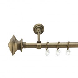 Борджеза Однорядний Відкритий Гладка труба Кільце металеве Антик 