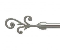 Закінчення для карнизу Orvit ФАЛА 16 мм НЕРЖАВІЮЧА СТАЛЬ 