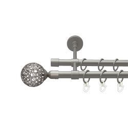 Савона Дворядний Закритий Гладка труба Кільце металеве Сатин 