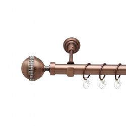 Авея Однорядний Відкритий Гладка труба Кільце металеве Мідь 