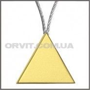 Магнітна підв'язка Orvit для штор ТРИКУТНИК ЗОЛОТО МАТОВЕ