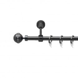 Авея Однорядний Відкритий Гладка труба Кільце фасонне металеве  Онікс 