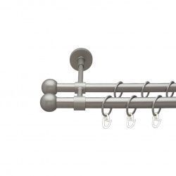 Куля болонь Дворядний Закритий Гладка труба Кільце металеве Сатин 