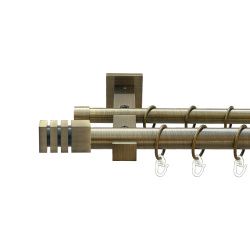 Акорда Дворядний Техно Гладка труба Кільце металеве Антик 