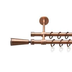 Меркурія Дворядний Закритий Гладка труба Кільце металеве Мідь 