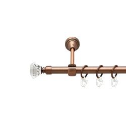 Спектралія Однорядний Відкритий Гладка труба Кільце металеве Мідь 