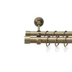 Заглушка Дворядний Відкритий Гладка труба Кільце металеве Антик 