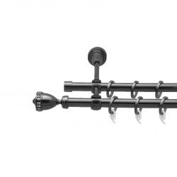 Етернія Дворядний Відкритий Гладка труба Кільце фасонне металеве  Онікс 