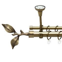 Листок троянди Дворядний Відкритий до стелі Гладка труба Кільце металеве Антик 