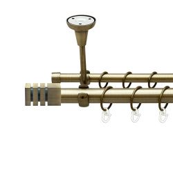 Акорда Дворядний Відкритий до стелі Гладка труба Кільце металеве Антик 