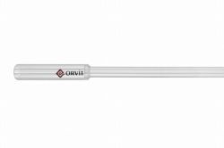 Гардинна палиця Orvit 125 cм Прозора Білі лінії (00-00003745)