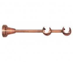 Тримач Orvit ВІДКРИТИЙ дворядний до стіни 16\16 мм МІДЬ