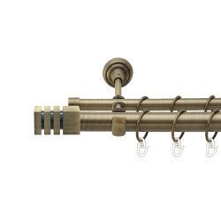 Акорда Дворядний Відкритий Гладка труба Кільце металеве Антик 